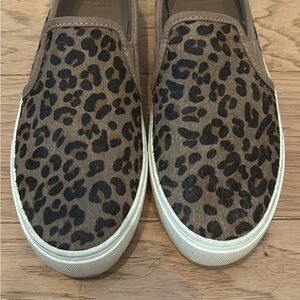 UGG Leopard Print Slip-On Sneakers